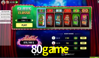 A Popularidade dos Caça-Níqueis no 80game